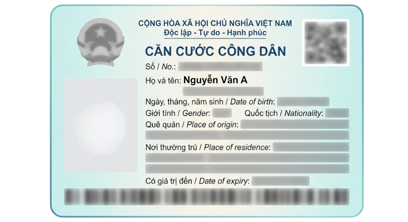Ví dụ che thông tin
